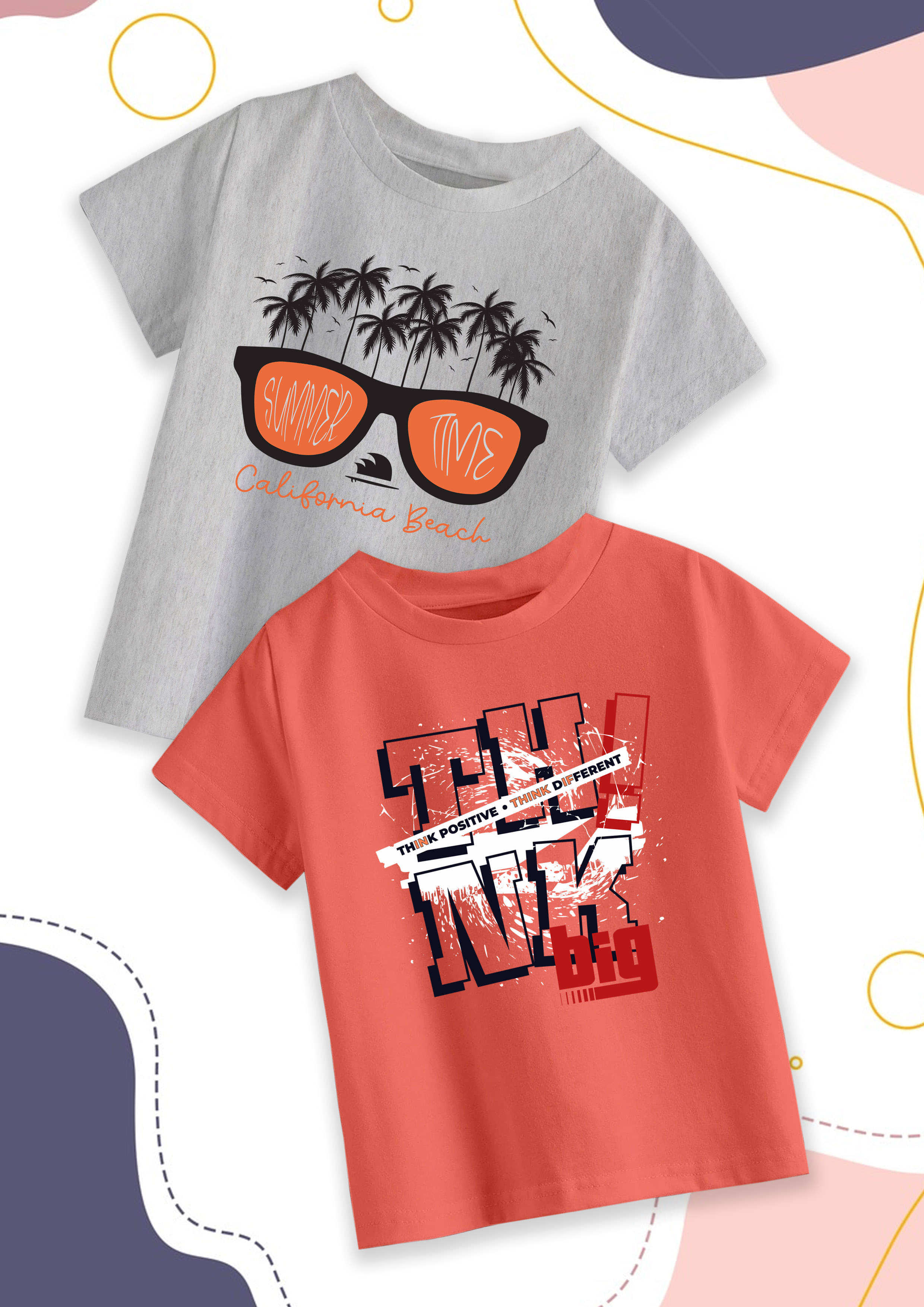     			RUNSTARS Pack of 3 Boys Cotton T-Shirt ( Multicolor 13 )