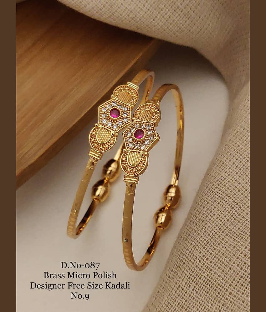 Shivay Fashion Gold Bangle Set ( Pack of 1 ) - Bangles & Bracelets | Buy online on ZillyBuy