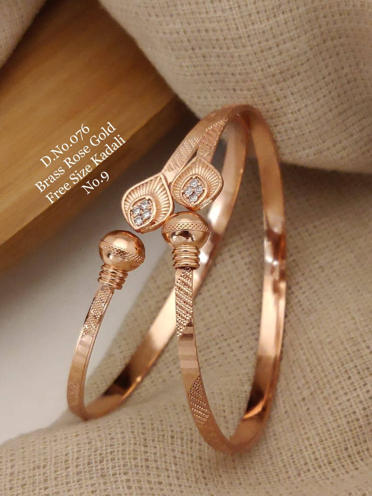 Shivay Fashion Rose Gold Bangle Set ( Pack of 1 ) - Bangles & Bracelets | Buy online on ZillyBuy