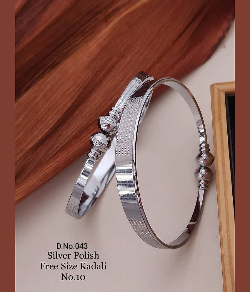 Shivay Fashion Silver Bangle Set ( Pack of 1 ) - Bangles & Bracelets | Buy online on ZillyBuy