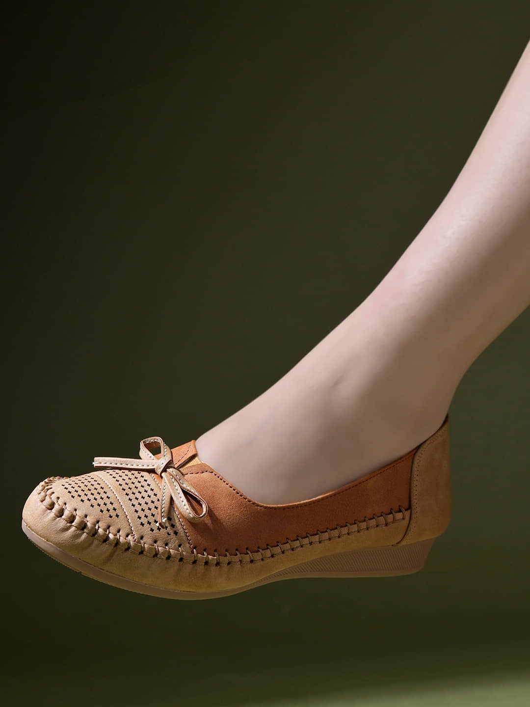 Stylestry Beige Women's Casual Ballerinas - Casual Shoes | Buy online on ZillyBuy