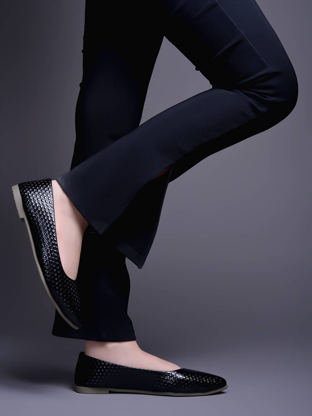    			Stylestry Black Women's Casual Ballerinas