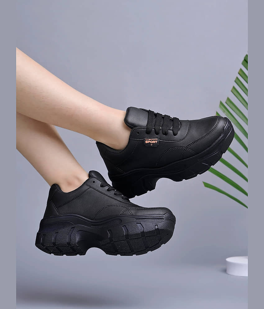 Stylestry - Black Women's Running Shoes - Sports Shoes | Buy online on ZillyBuy