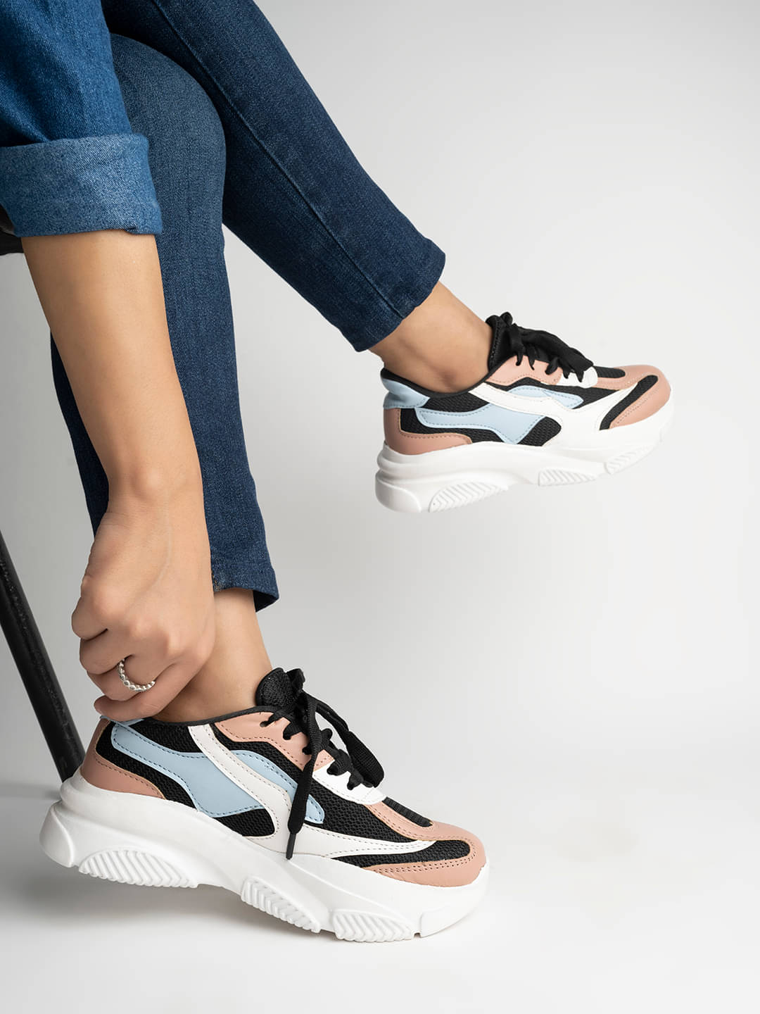 Stylestry - Black Women's Running Shoes Stylestry - Black Women's Running Shoes
