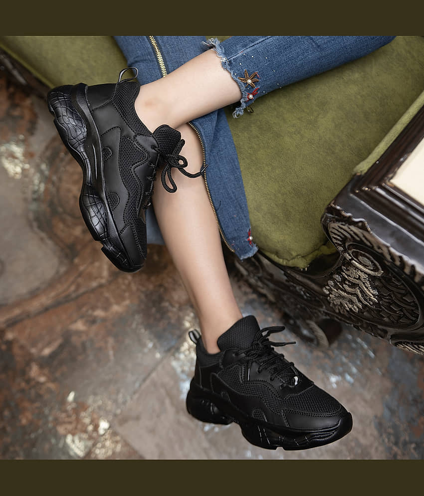 Stylestry - Black Women's Running Shoes - Sports Shoes | Buy online on ZillyBuy