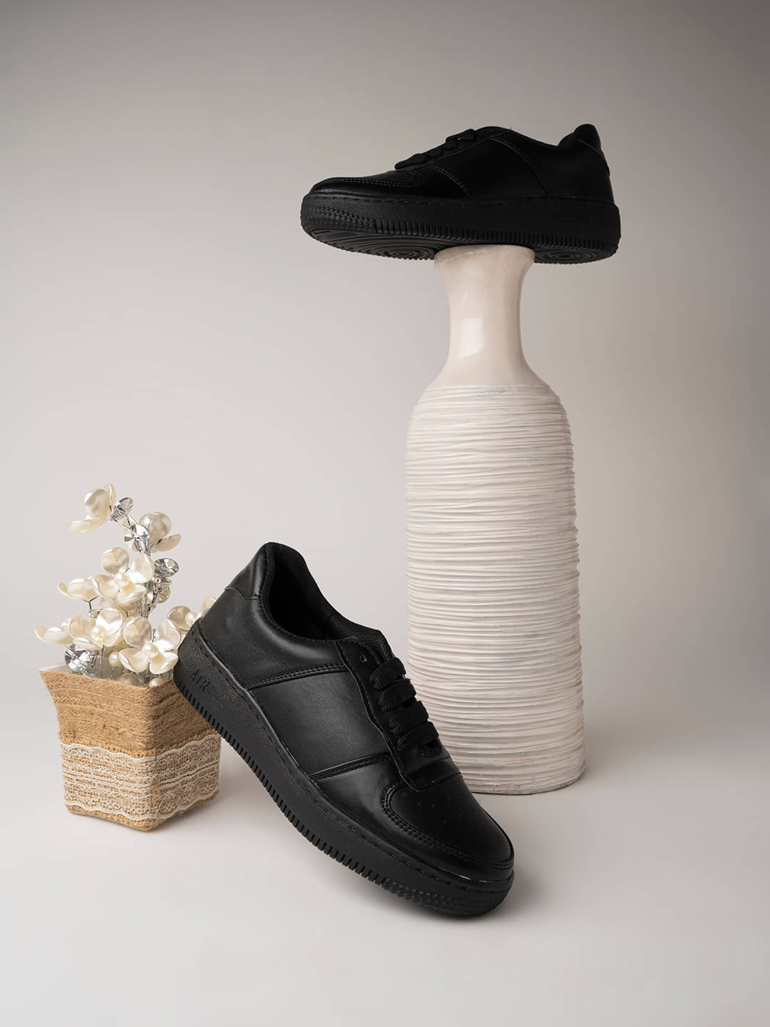     			Stylestry Black Women's Sneakers
