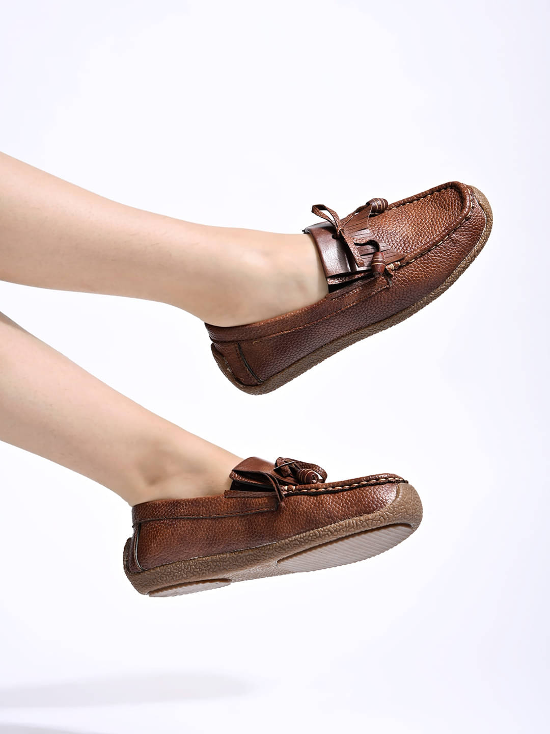     			Stylestry Brown Women's Loafers