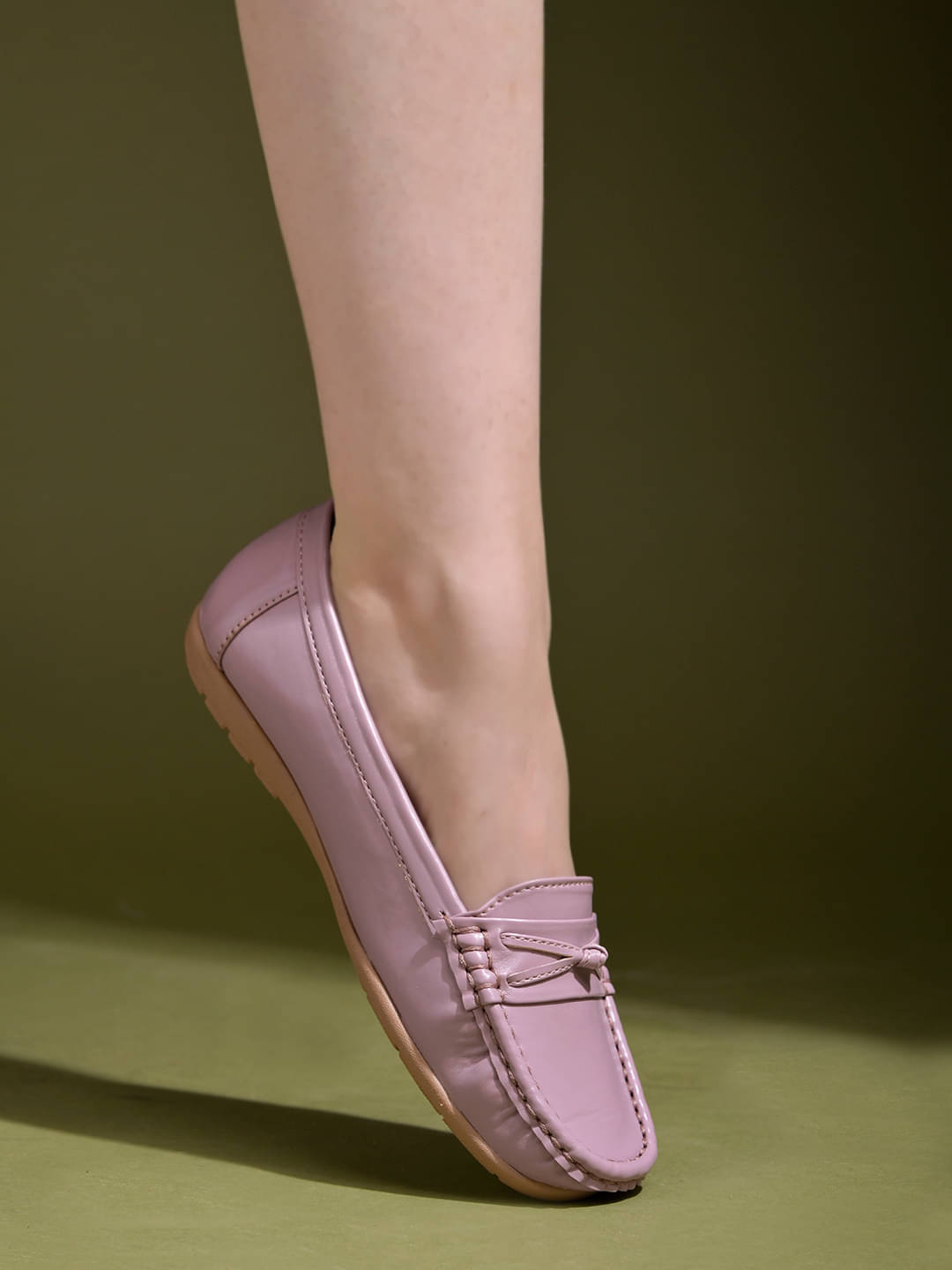 Stylestry Mauve Women's Loafers Stylestry Mauve Women's Loafers