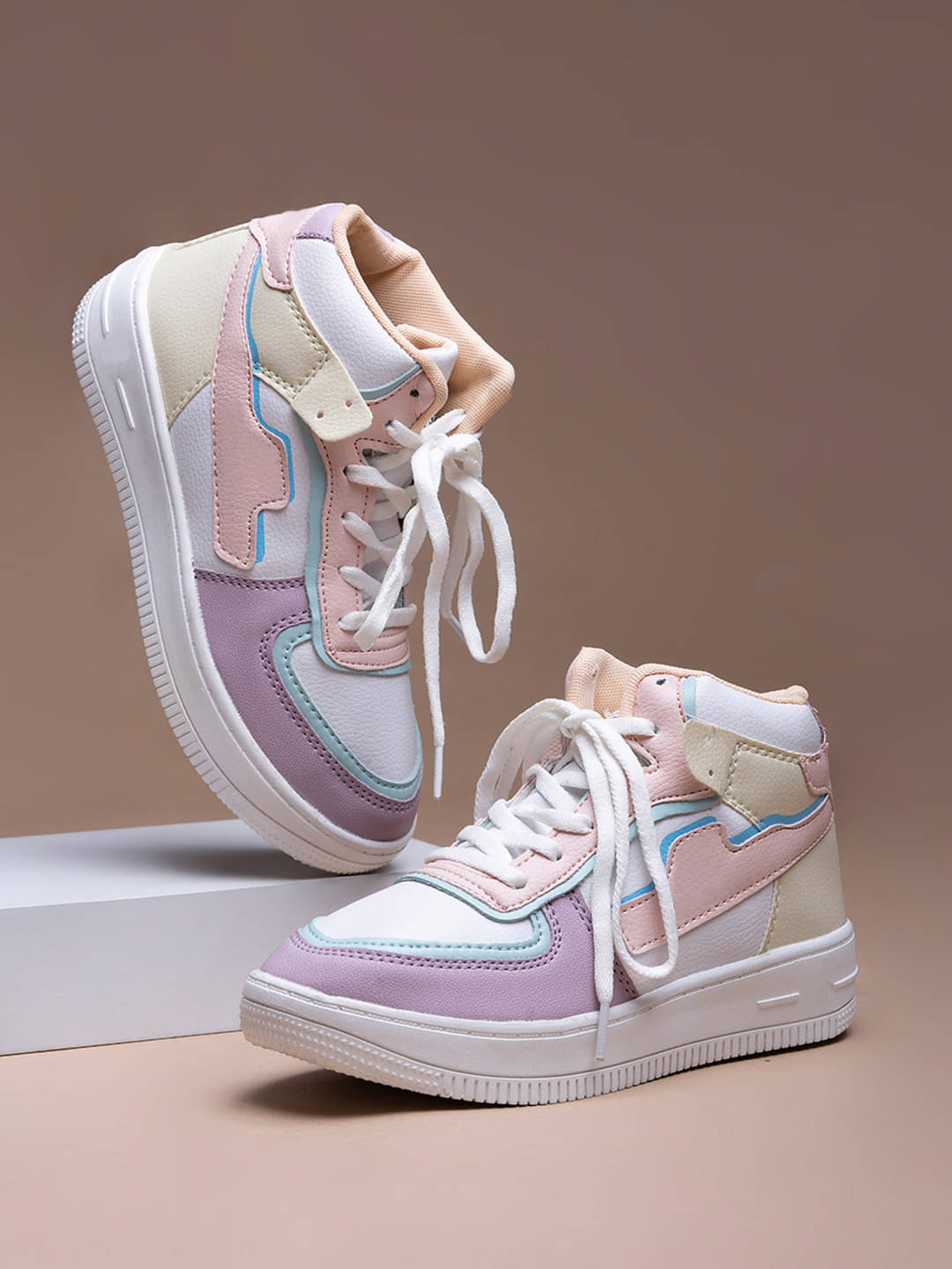     			Stylestry Pink Women's Sneakers