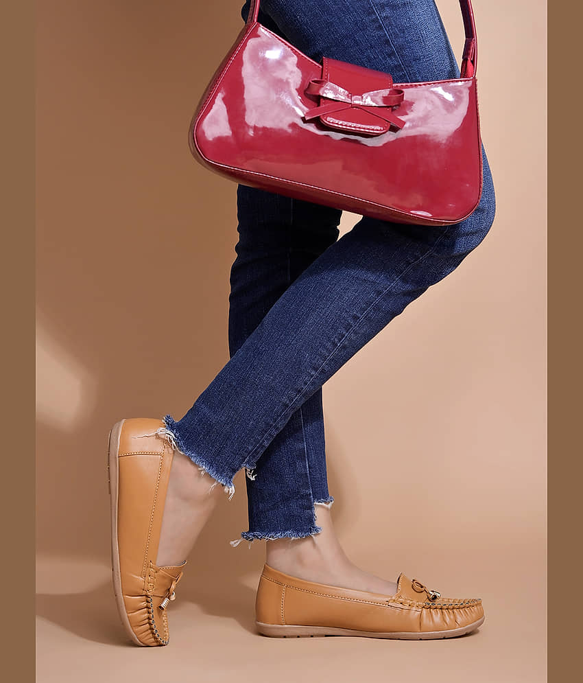 Stylestry Cream Women's Casual Ballerinas - Casual Shoes | Buy online on ZillyBuy