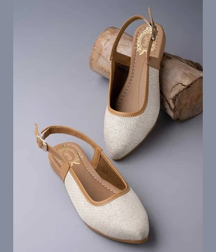 Stylestry White Women's Casual Ballerinas - Casual Shoes | Buy online on ZillyBuy