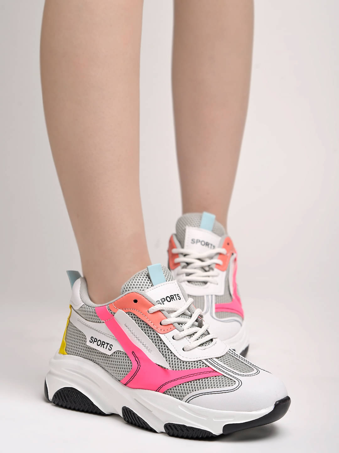     			Stylestry White Women's Sneakers