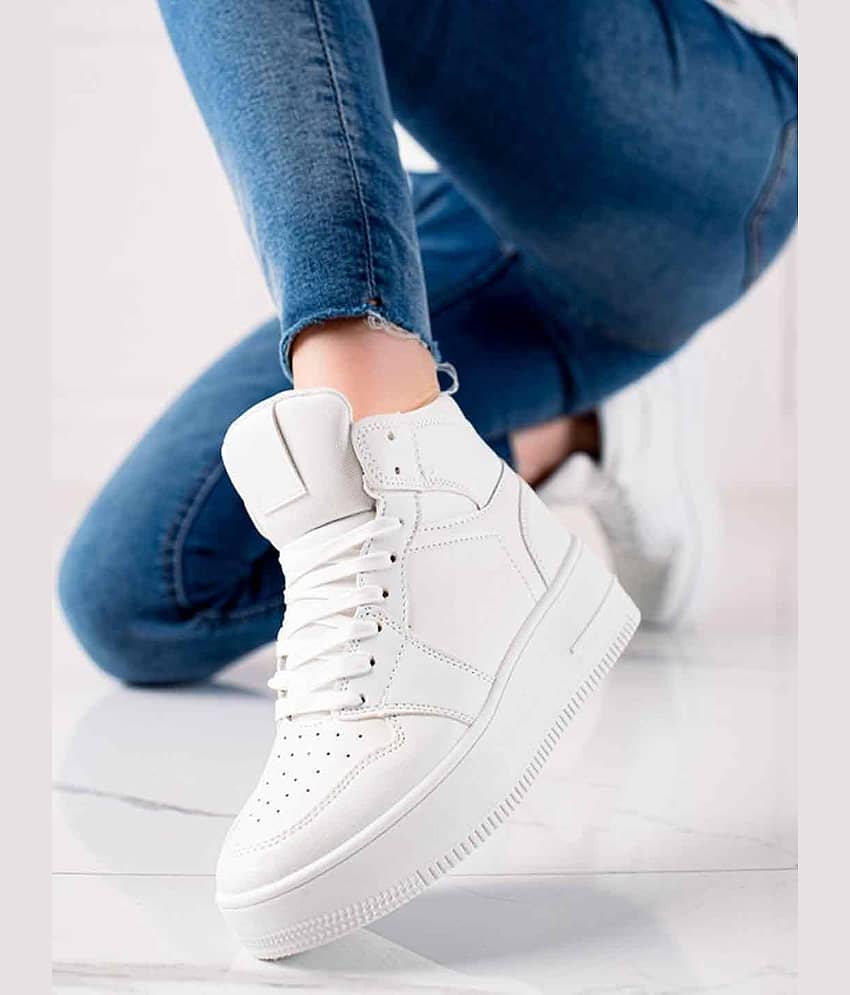 Stylestry White Women's Sneakers - Casual Shoes | Buy online on ZillyBuy