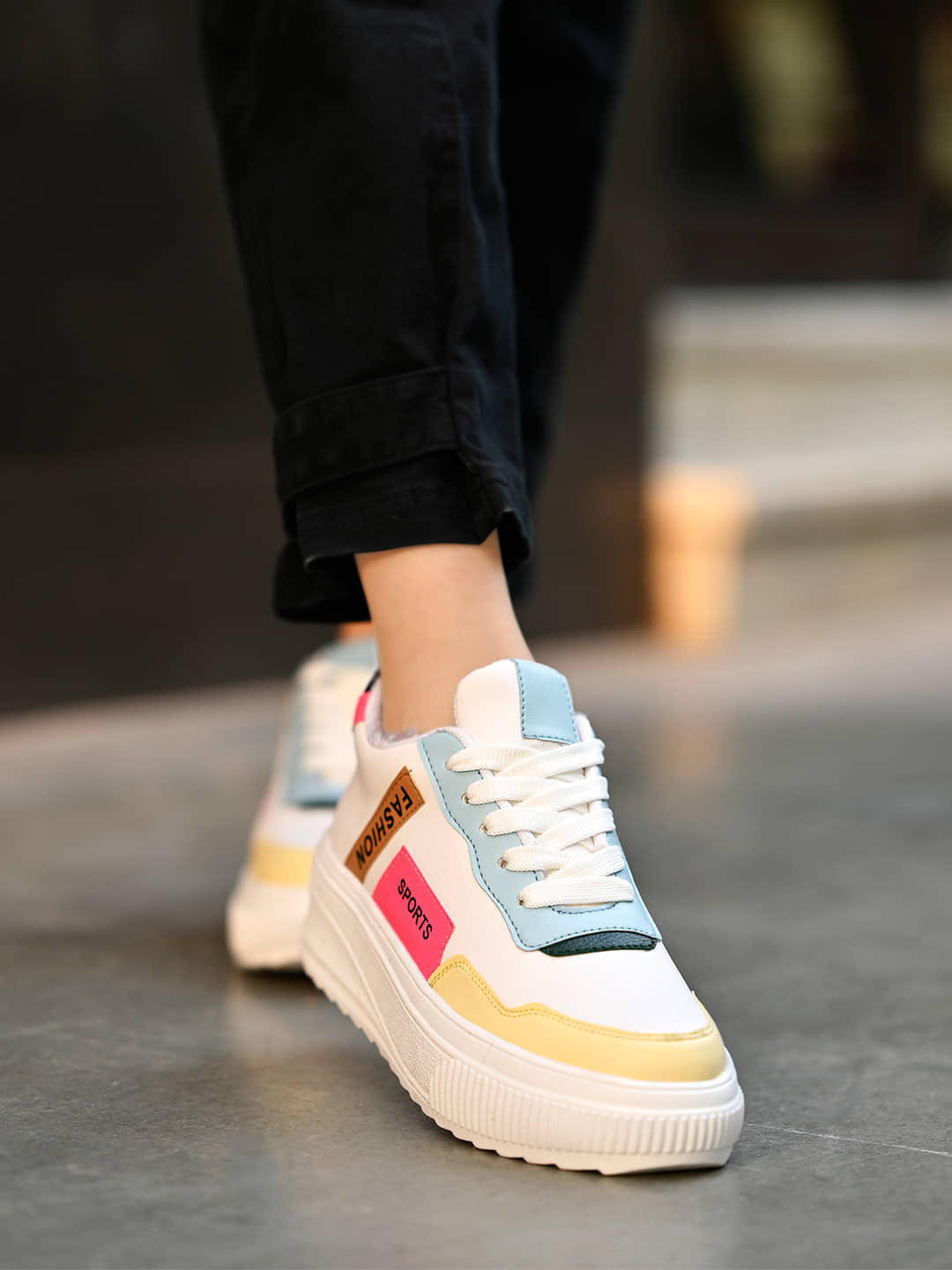 Stylestry White Women's Sneakers - Casual Shoes | Buy online on ZillyBuy