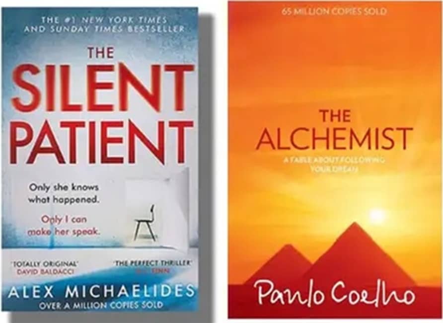 The SILENT PATIENT  + THE ALCHEMIST