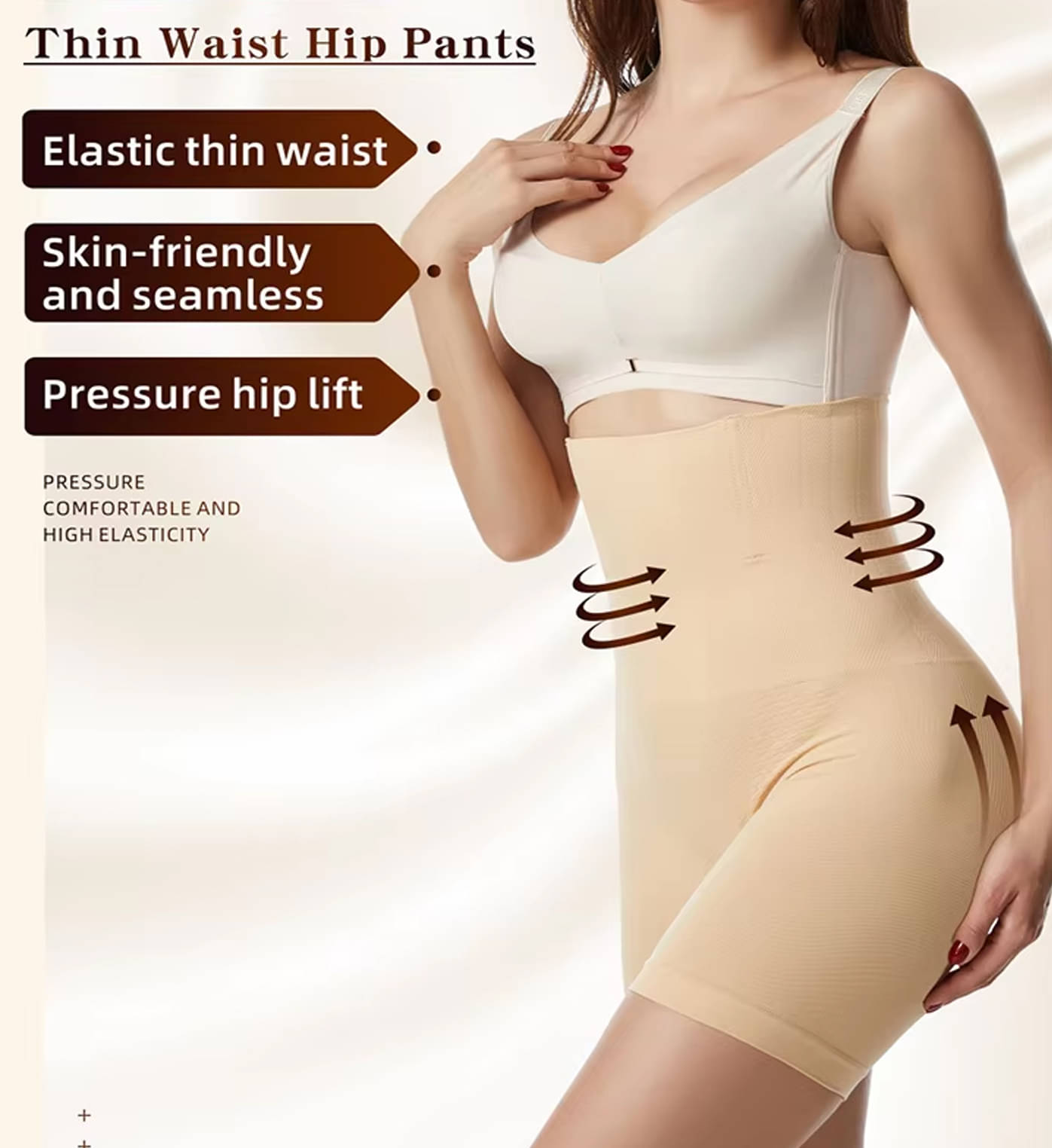 Tkeshto Pack of 1 Cotton Women's Tummy Tucker ( Beige ) Tkeshto Pack of 1 Cotton Women's Tummy Tucker ( Beige )