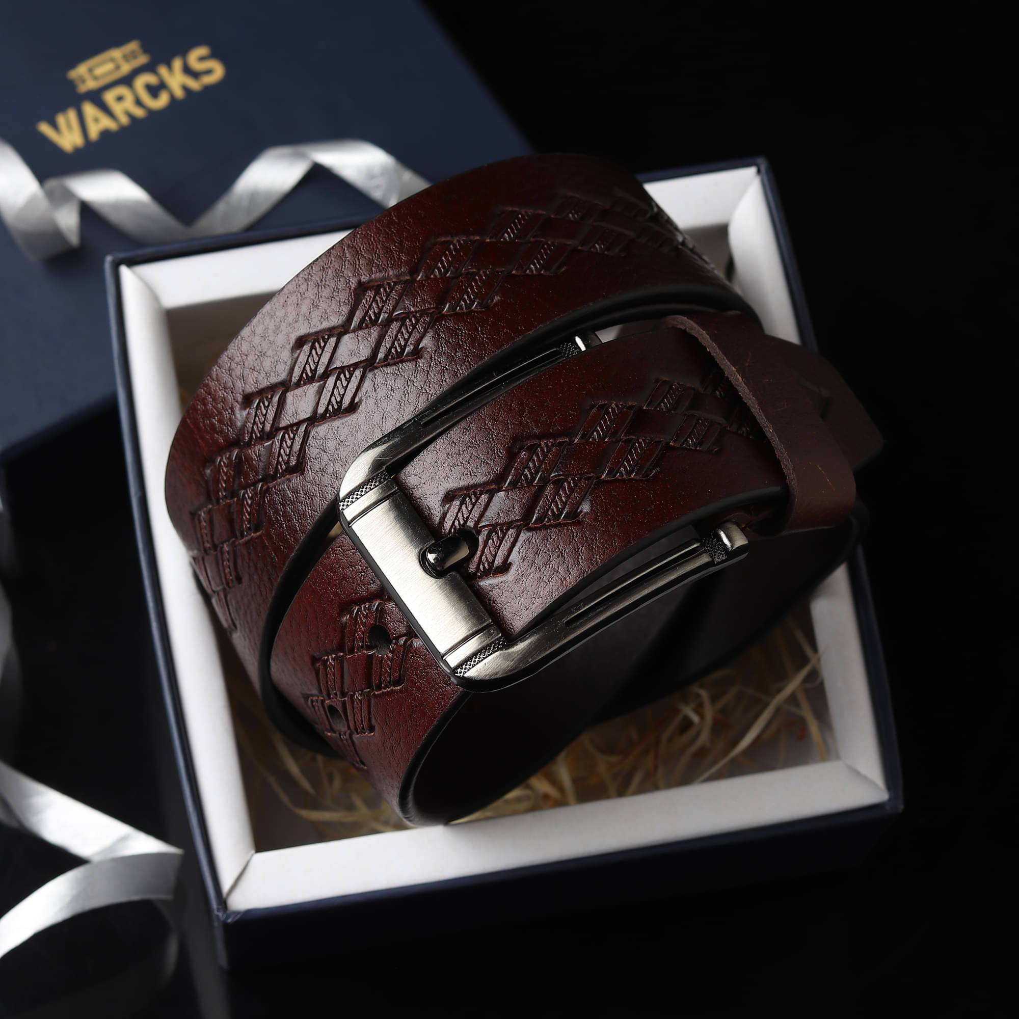     			WARCKS - Brown 100% Leather Men's Formal Belt ( Pack of 1 )