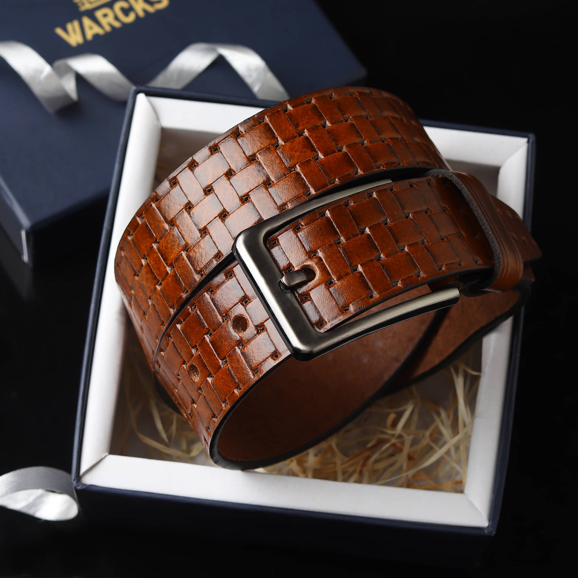     			WARCKS - Tan 100% Leather Men's Formal Belt ( Pack of 1 )