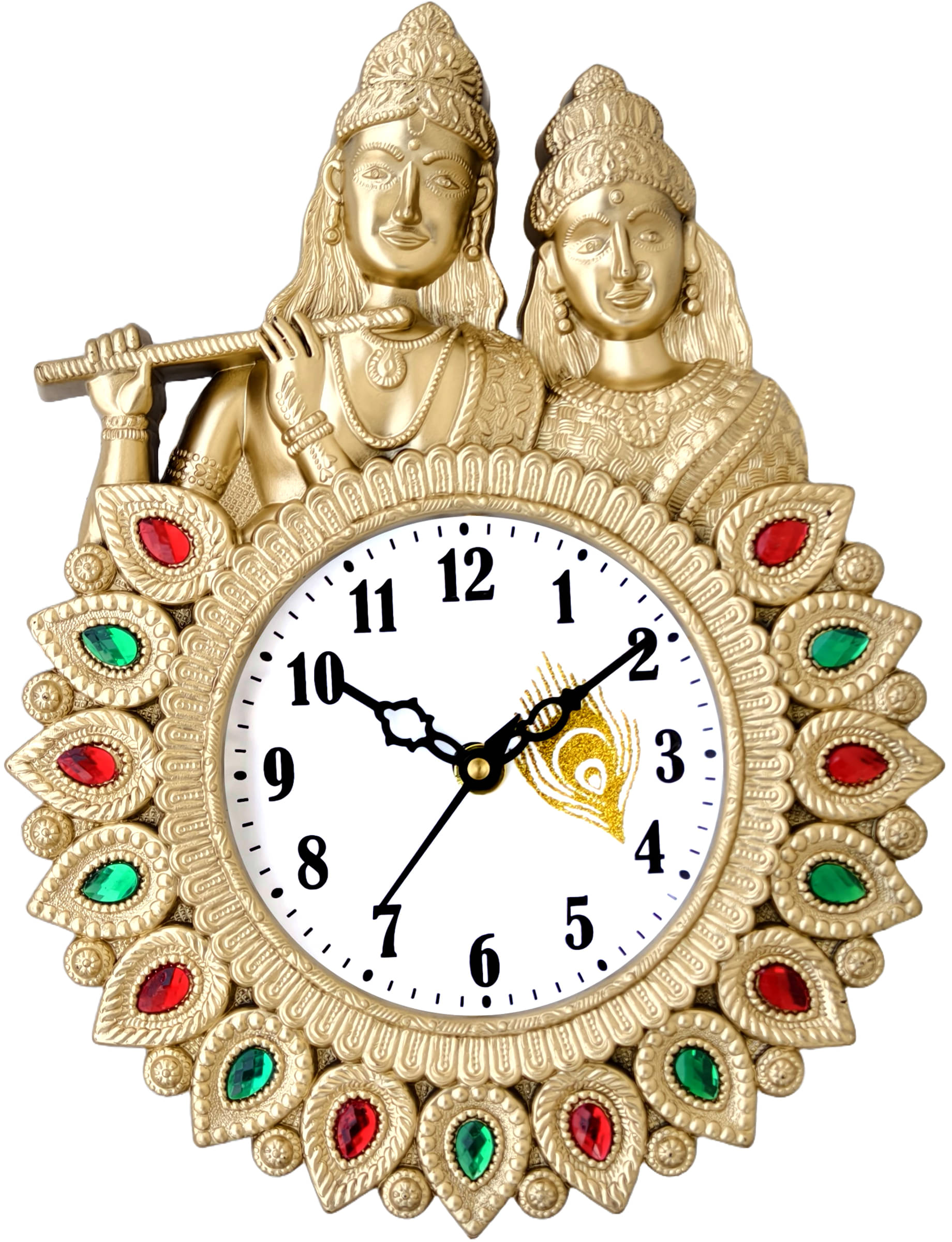     			shivaira Assymetric Analog Wall Clock