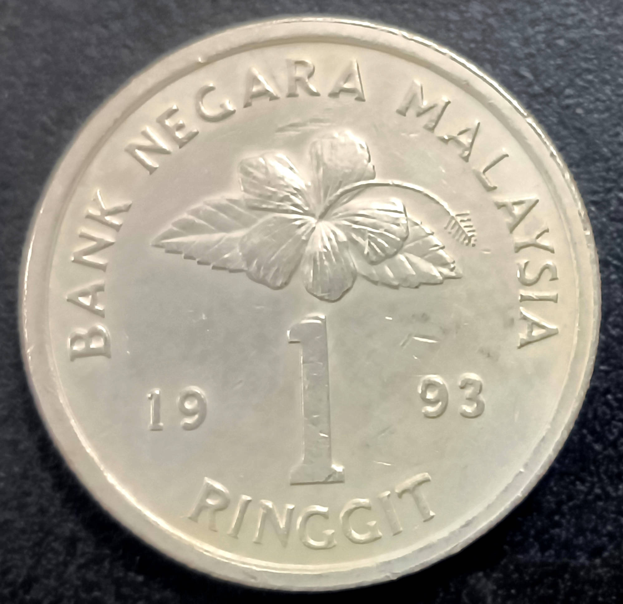     			1 Ringgit Malaysia 1991 or 1992 or 1993  or 1994  Silver one coin