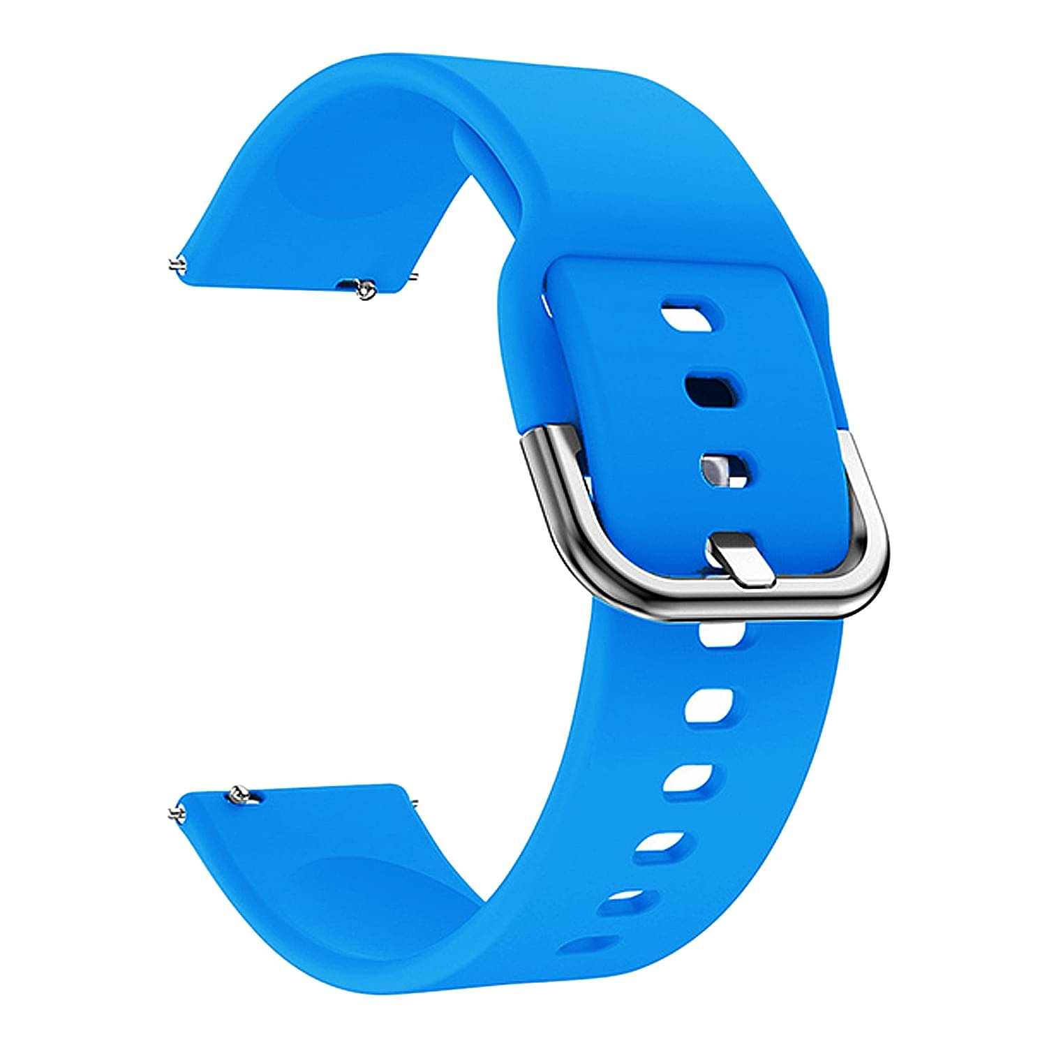     			ACM Watch Strap Silicone Belt 22mm compatible with Fire-Boltt Snapp 4g Bsw220 Smartwatch Sports Hook Band Turquoise