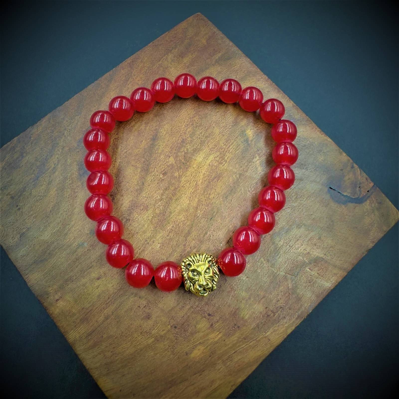     			AKLINA Red Religious Bracelet ( Pack of 1 )