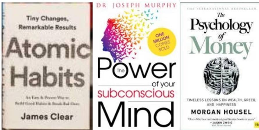     			Atomic Habits + The Power of Subconscious Mind + The Psychology of Money