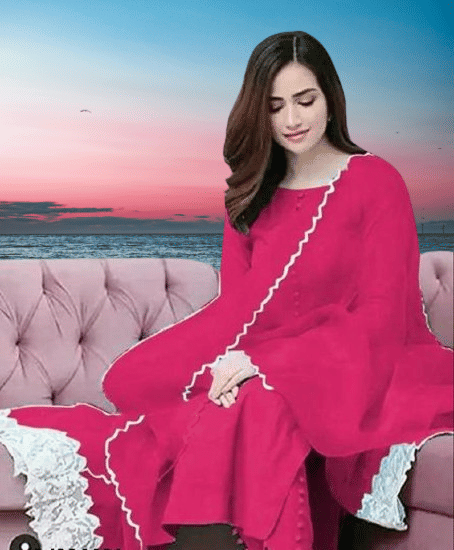     			BIPIN FASHION Women Cotton Silk Self Design Straight Kurti With Pants ( Multicoloured )
