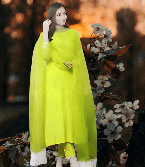     			BIPIN FASHION Women Cotton Silk Self Design Straight Kurti With Pants ( Mint Green )