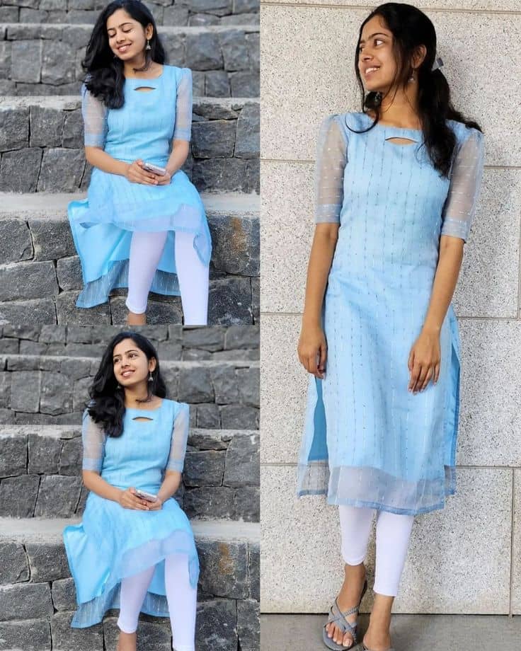 BOUGHT FIRST Women Net Embroidered Straight Kurti ( Pink ) - Kurtis, Tunics | Buy online on ZillyBuy