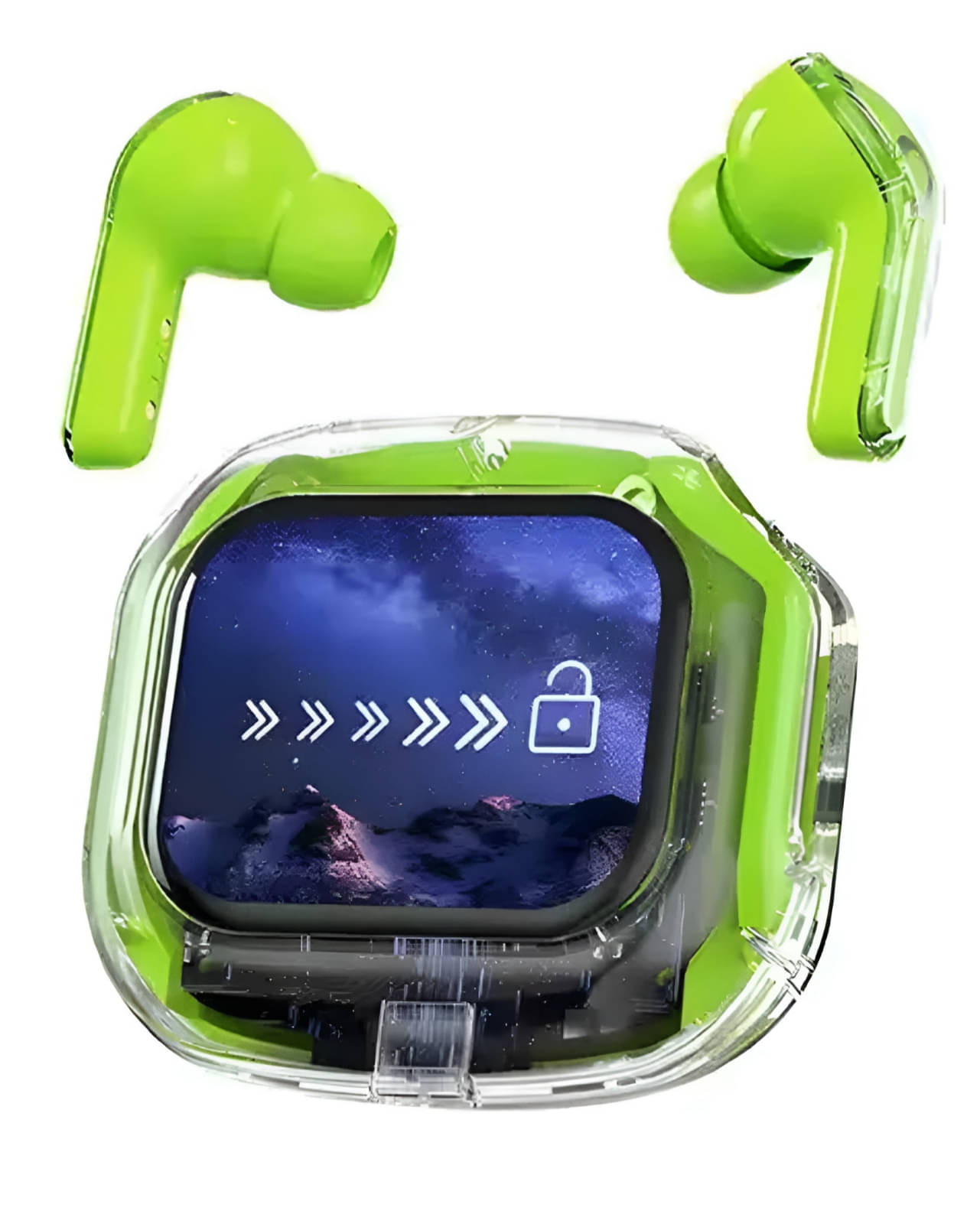     			COREGENIX AIRMAX Touch ANC Bluetooth True Wireless (TWS) In Ear 30 Hours Playback Low Latency,Powerfull bass IPX4(Splash & Sweat Proof) Green