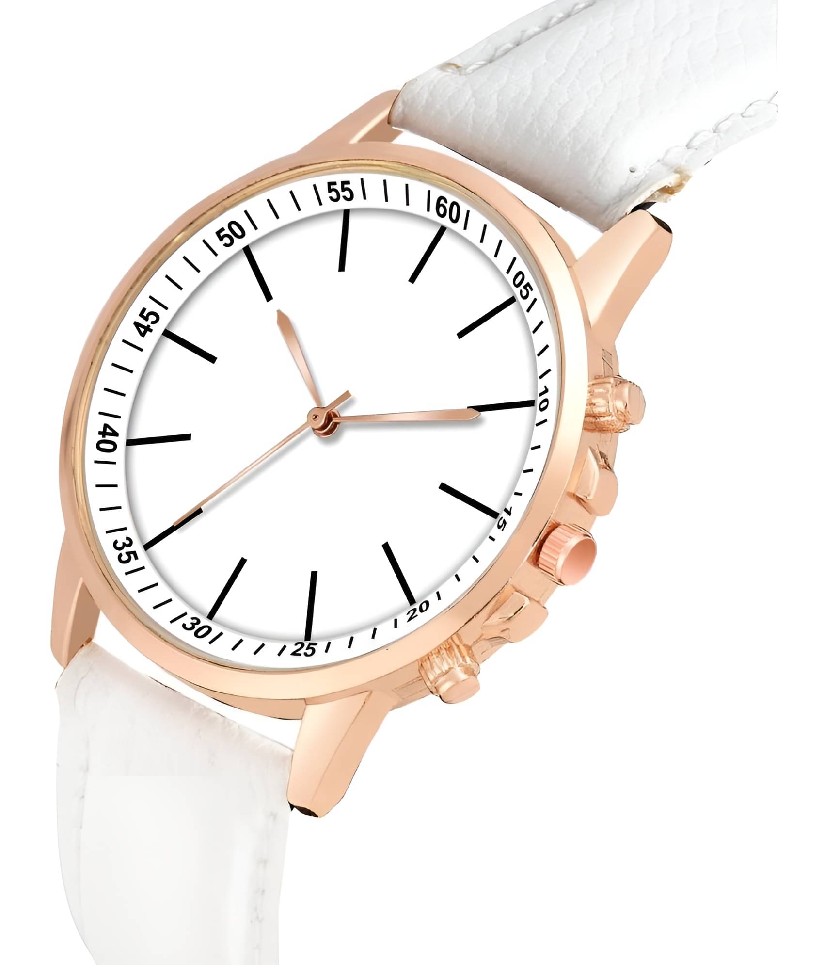 DECLASSE White Leather Analog Men's Watch DECLASSE White Leather Analog Men's Watch