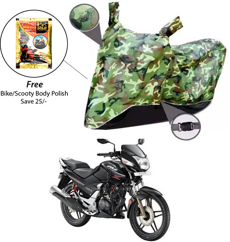 EGAL Bike Body Cover for Hero ( Pack of 1 ) , Maroon