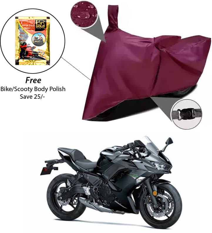 EGAL Bike Body Cover for Kawasaki ( Pack of 1 ) , Maroon