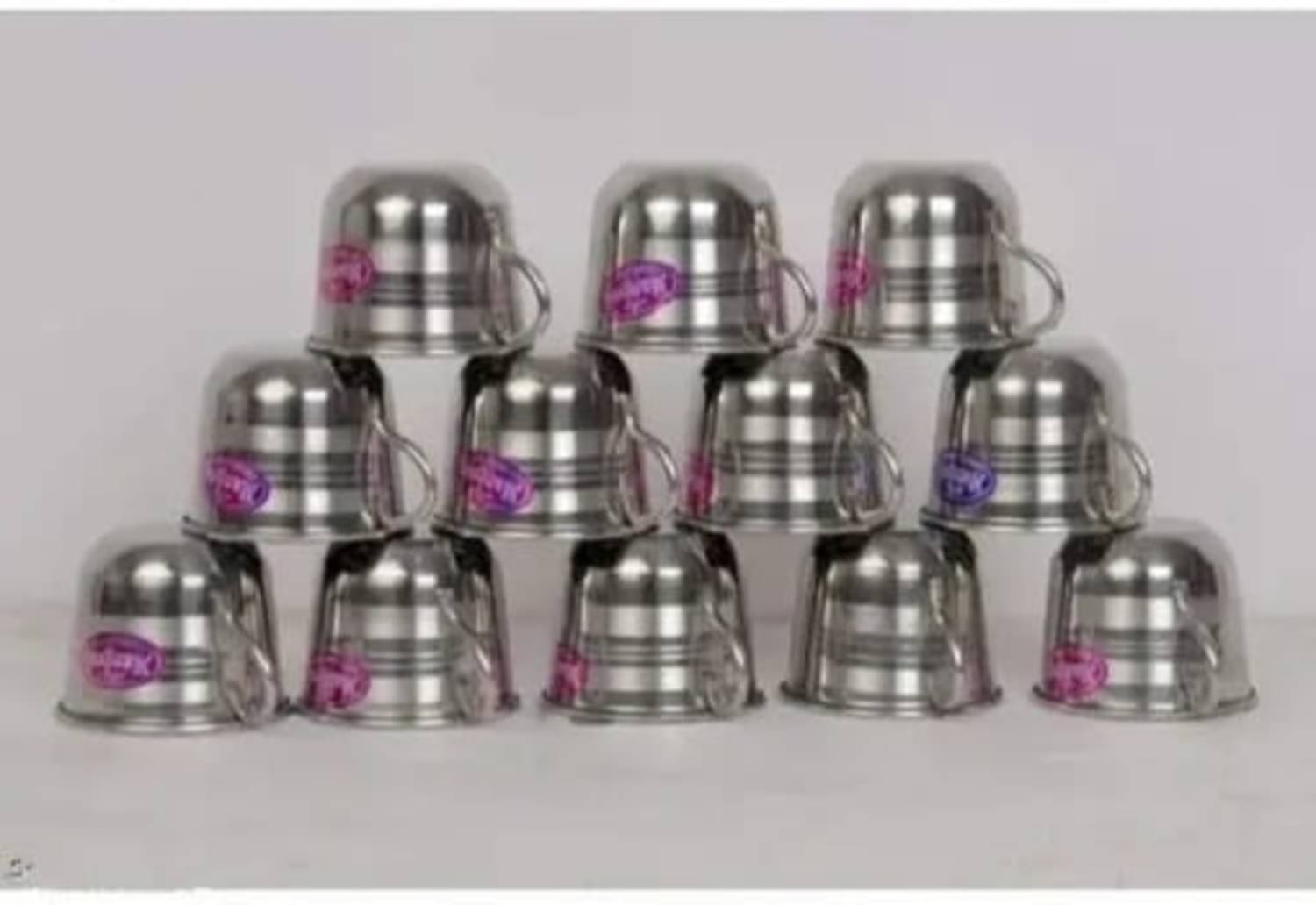     			FROTOOL STEEL TEA CUP 12 PC SET People Steel Tea Cup 125 ml ( Pack of 1 )