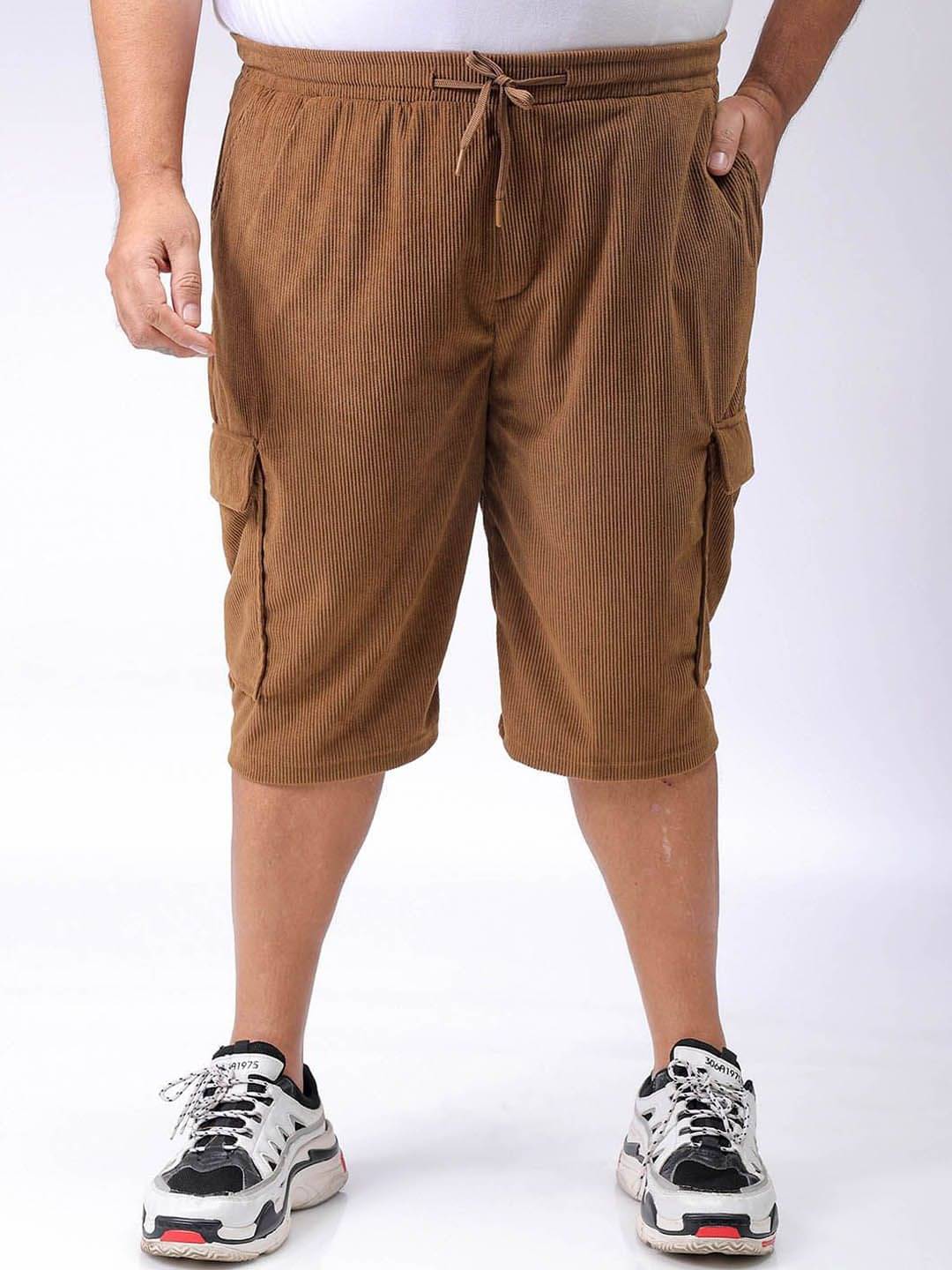     			HARDSODA Brown Polyester Men's Cargos ( Pack of 1 )