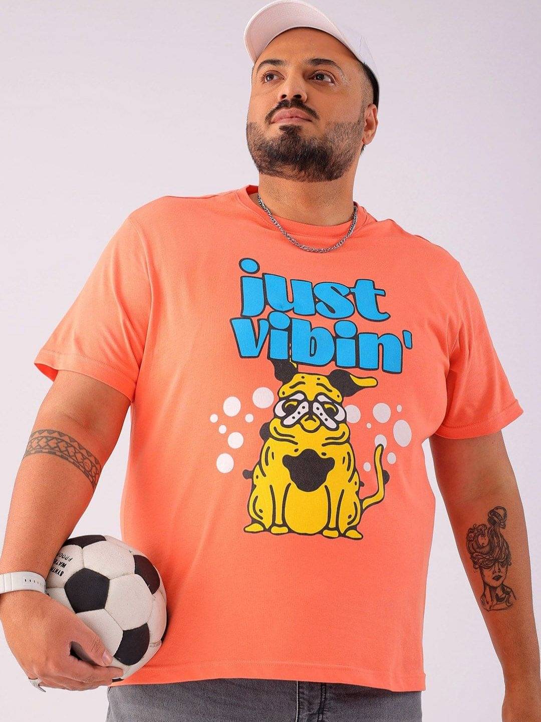 HARDSODA Cotton Regular Fit Printed Half Sleeves Men's Round T-Shirt - Orange ( Pack of 1 ) HARDSODA Cotton Regular Fit Printed Half Sleeves Men's Round T-Shirt - Orange ( Pack of 1 )