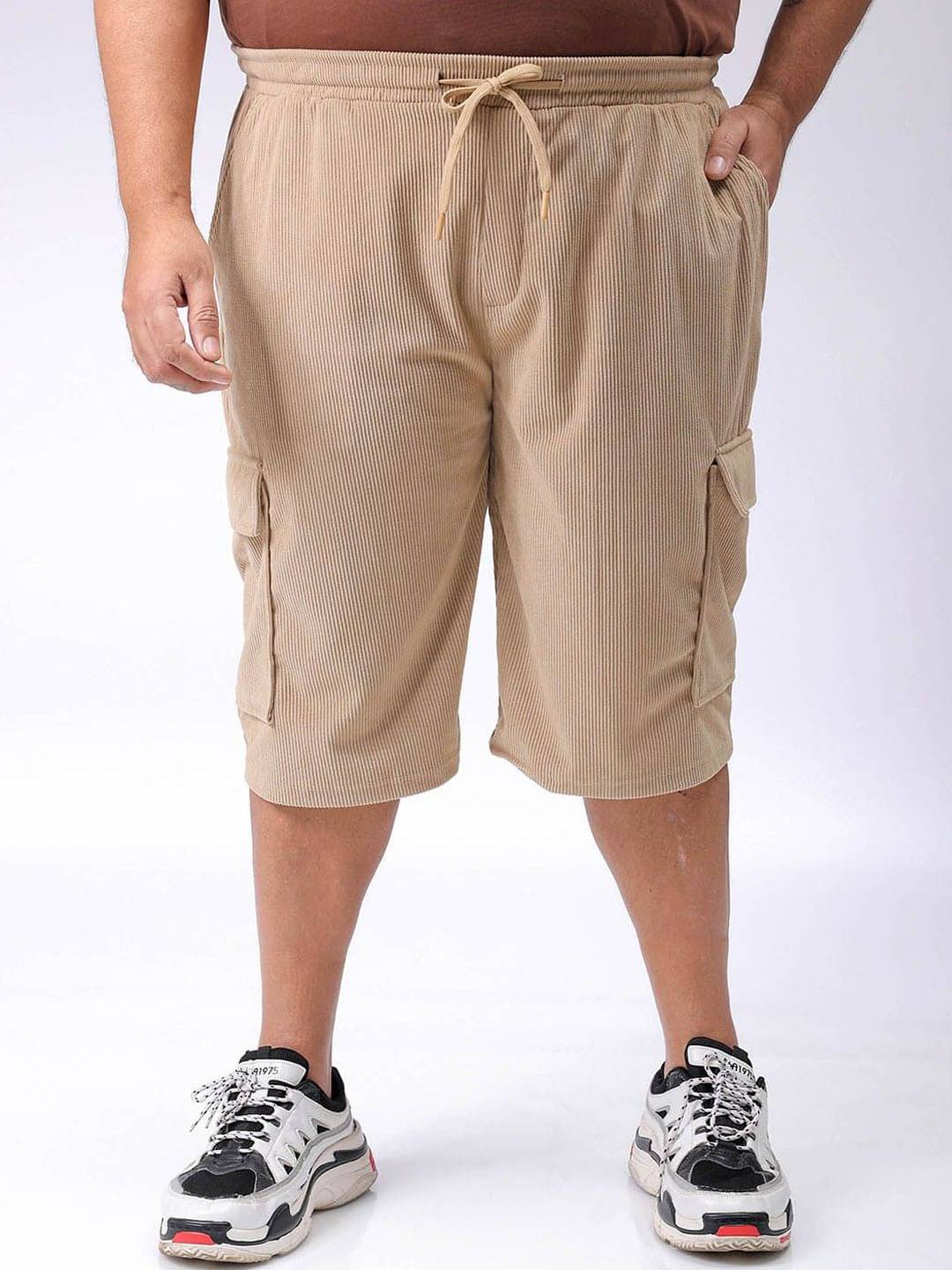 HARDSODA Khaki Polyester Men's Cargos ( Pack of 1 )     			HARDSODA Khaki Polyester Men's Cargos ( Pack of 1 )