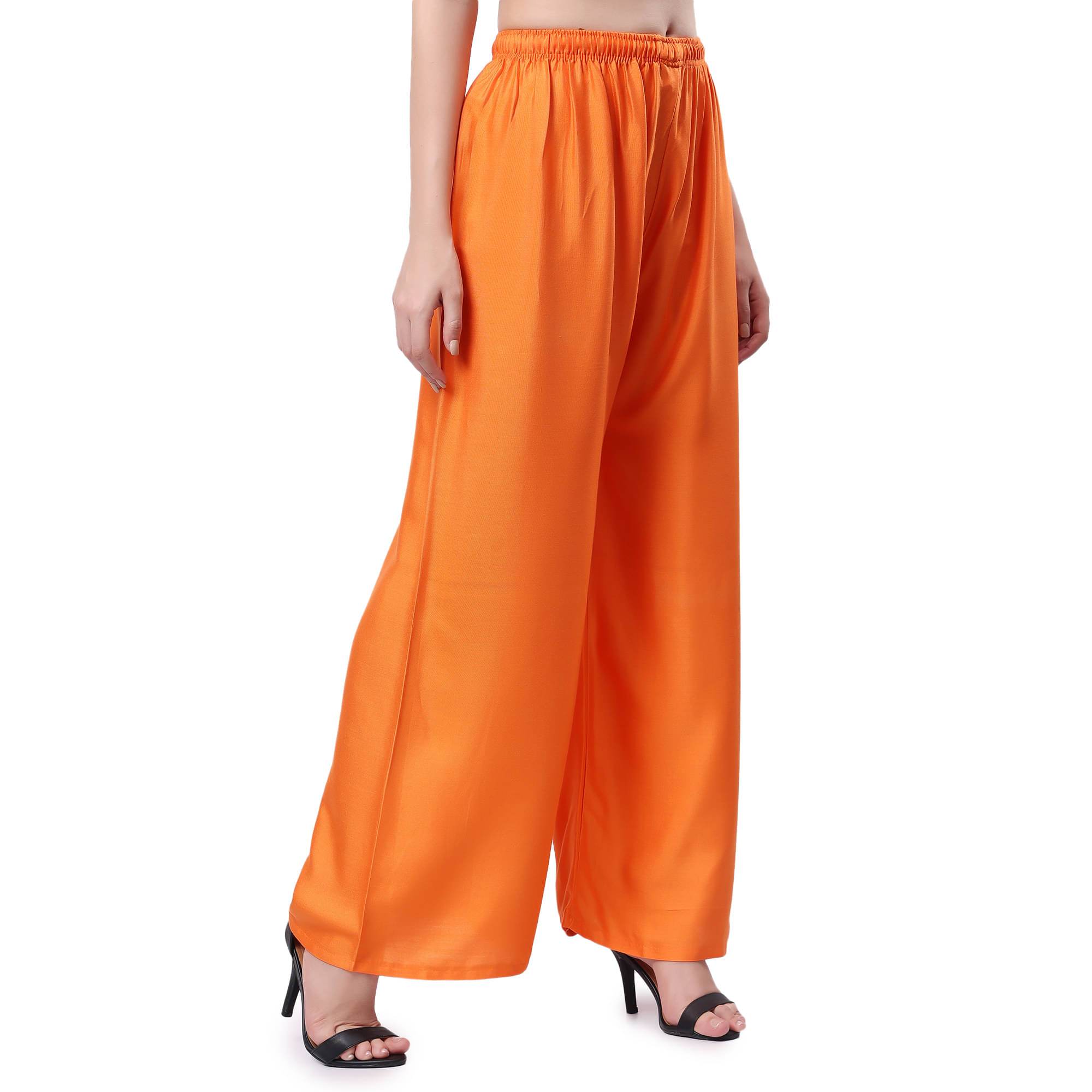     			Keviv - Orange Rayon Women's Palazzo ( Pack of 1 )