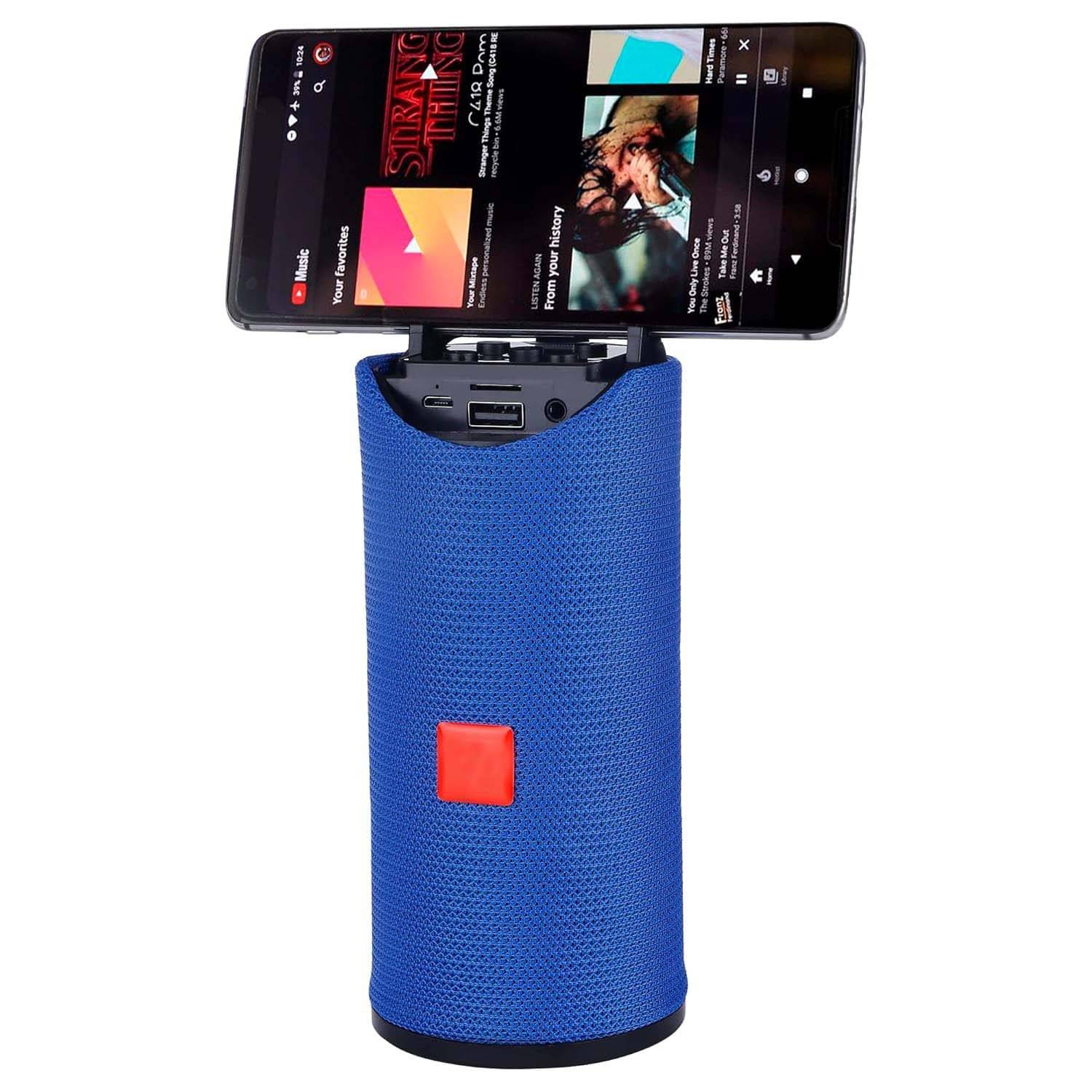     			Sanjana Collections Portable 10 W Bluetooth Speaker Bluetooth v5.0 with USB,SD card Slot Playback Time 6 hrs Assorted