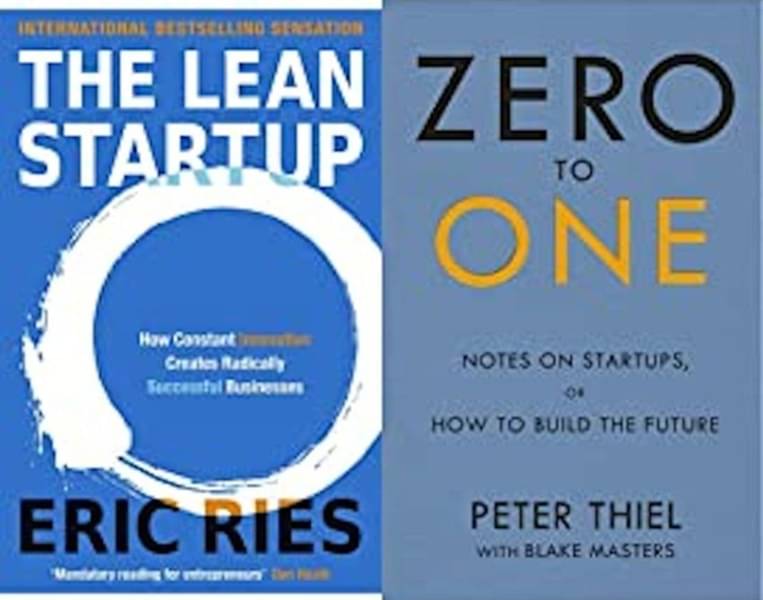     			best combo The Lean Startup: +Zero to One