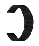 ACM Watch Strap Magnetic Metal Stainless Steel 22mm compatible with Fire-Boltt Snapp 4g Bsw220 Smartwatch Belt Luxury Band Black