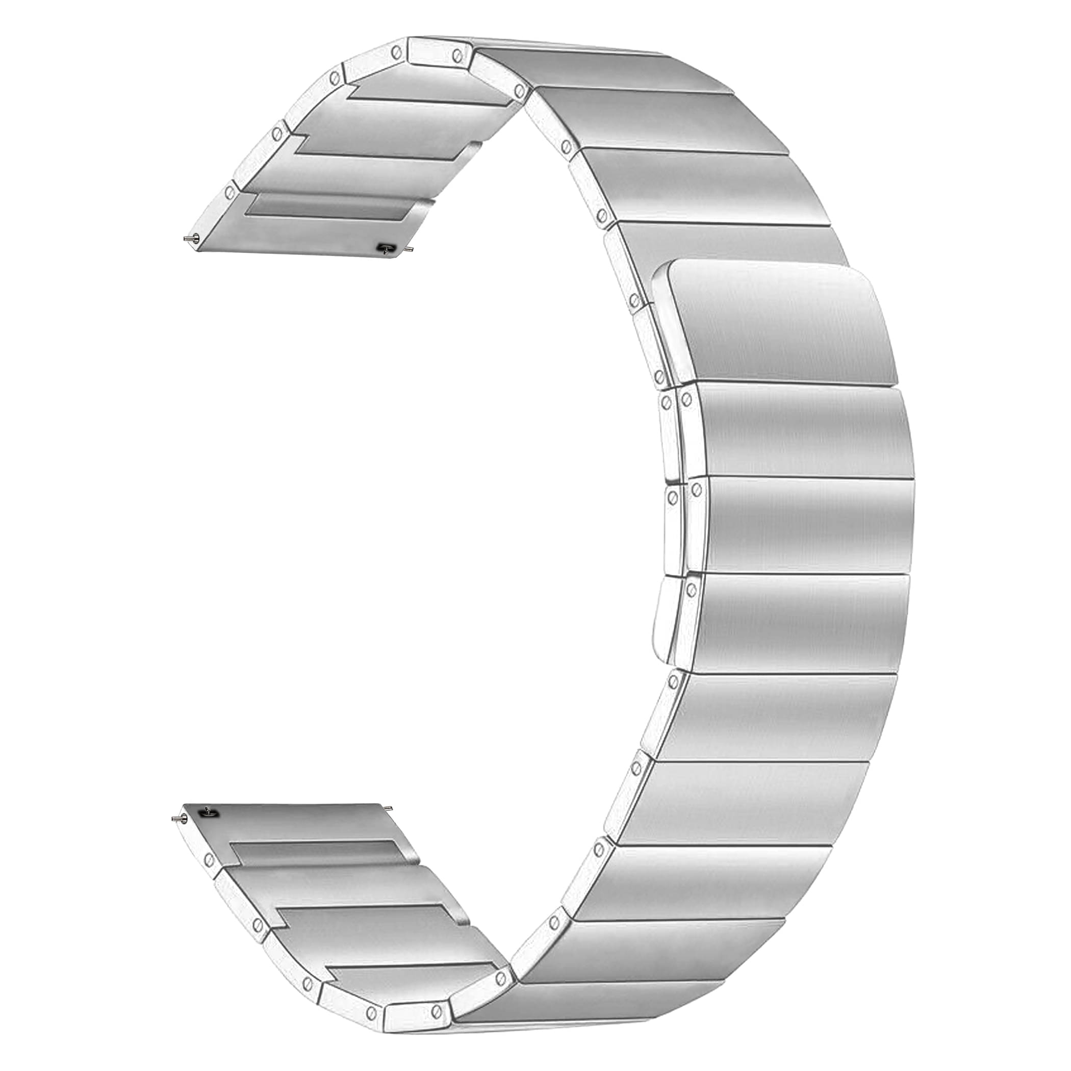 ACM Watch Strap Magnetic Metal Stainless Steel 22mm compatible with Noise Noisefit Crew Go Smartwatch Belt Luxury Band Silver ACM Watch Strap Magnetic Metal Stainless Steel 22mm compatible with Noise Noisefit Crew Go Smartwatch Belt Luxury Band Silver