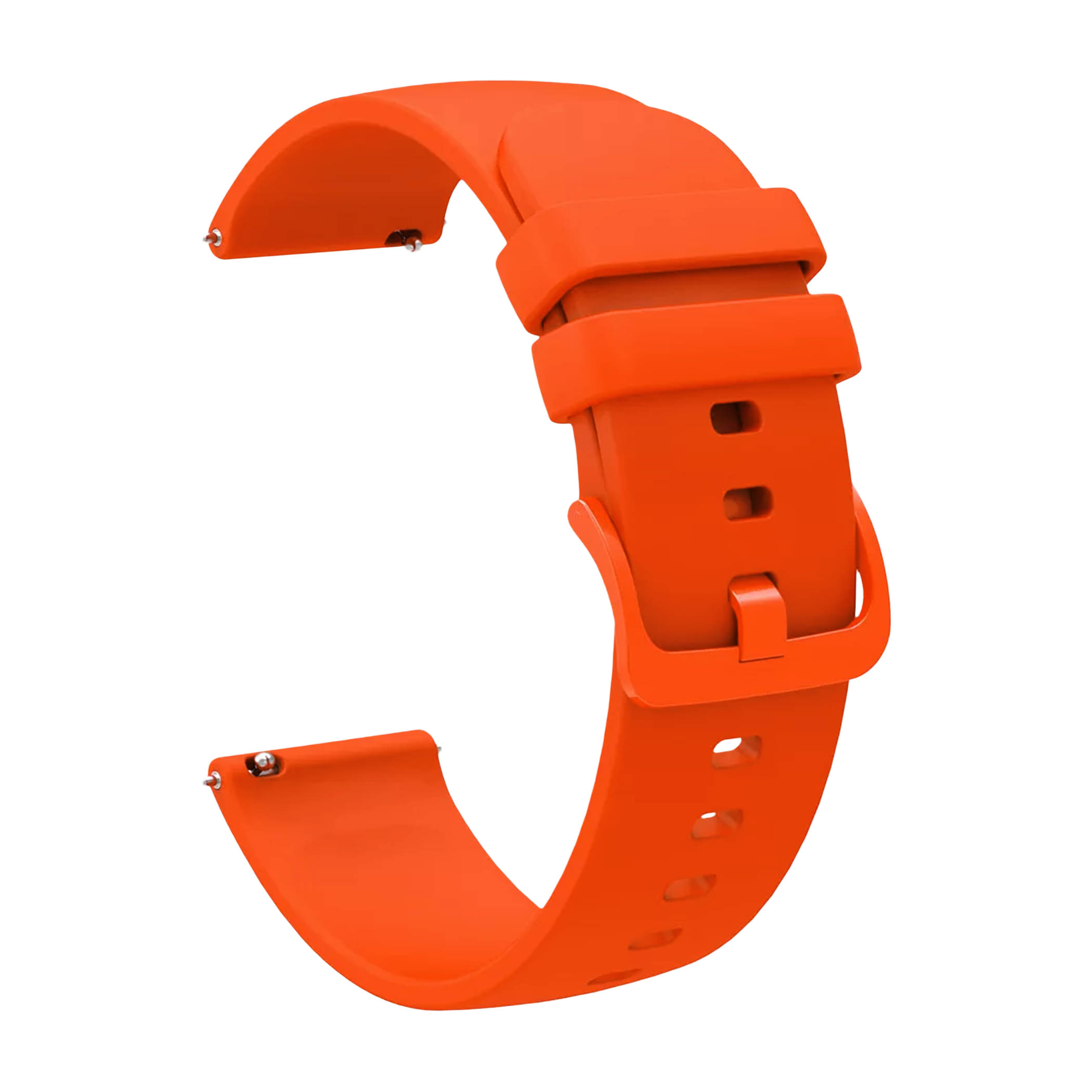 ACM Watch Strap Silicone Belt 22mm compatible with Fastrack Styler Fr2 Pro Smartwatch Color Hook Band Orange ACM Watch Strap Silicone Belt 22mm compatible with Fastrack Styler Fr2 Pro Smartwatch Color Hook Band Orange