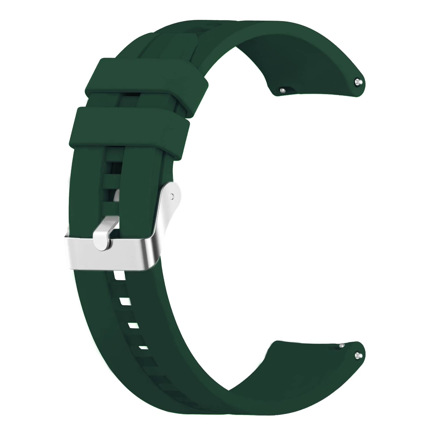     			ACM Watch Strap Silicone Belt 22mm compatible with Itel Alpha 2 Smartwatch Classic Band Green