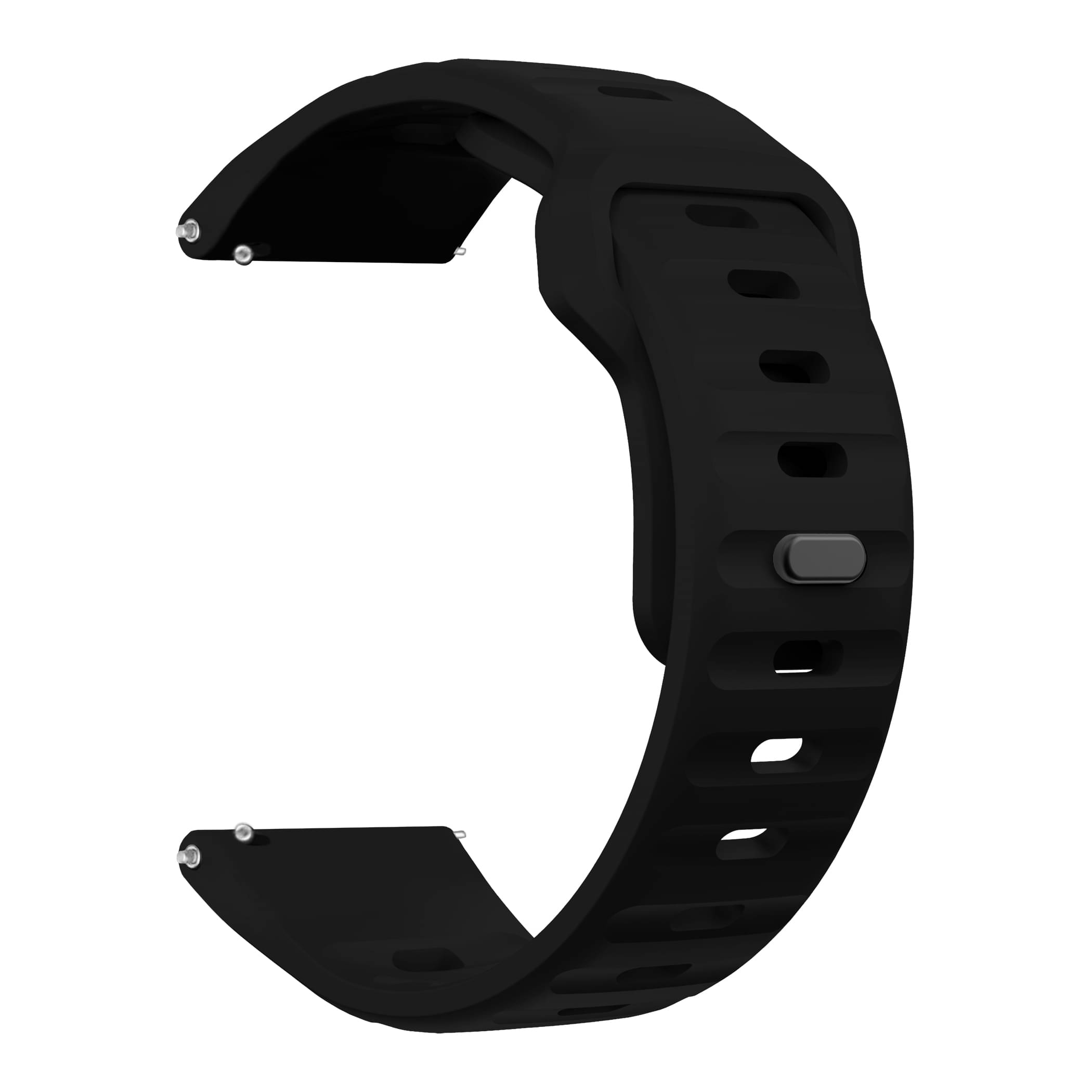 ACM Watch Strap Sports Silicone Belt 22mm compatible with Fire-Boltt Torrent Smartwatch Breatheable Band Black ACM Watch Strap Sports Silicone Belt 22mm compatible with Fire-Boltt Torrent Smartwatch Breatheable Band Black