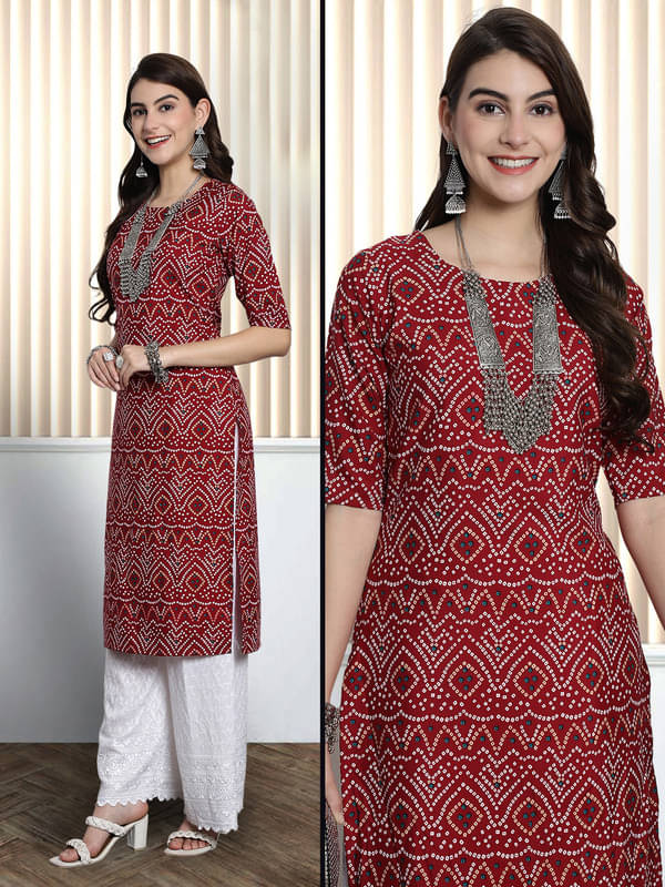 1 Stop Fashion Pack of 1 Crepe Printed Nayra Women's Kurti - ( Navy Blue ) 1 Stop Fashion Pack of 1 Crepe Printed Nayra Women's Kurti - ( Navy Blue )