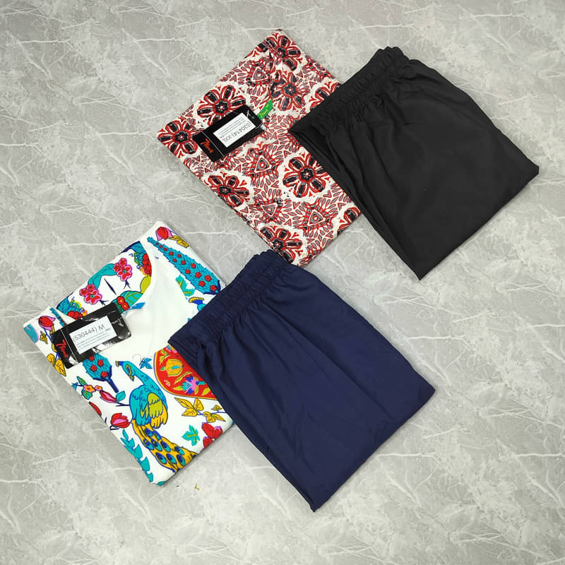     			1 Stop Fashion Pack of 2 Crepe Printed A-line Women's Kurti - ( Multicolor2 )