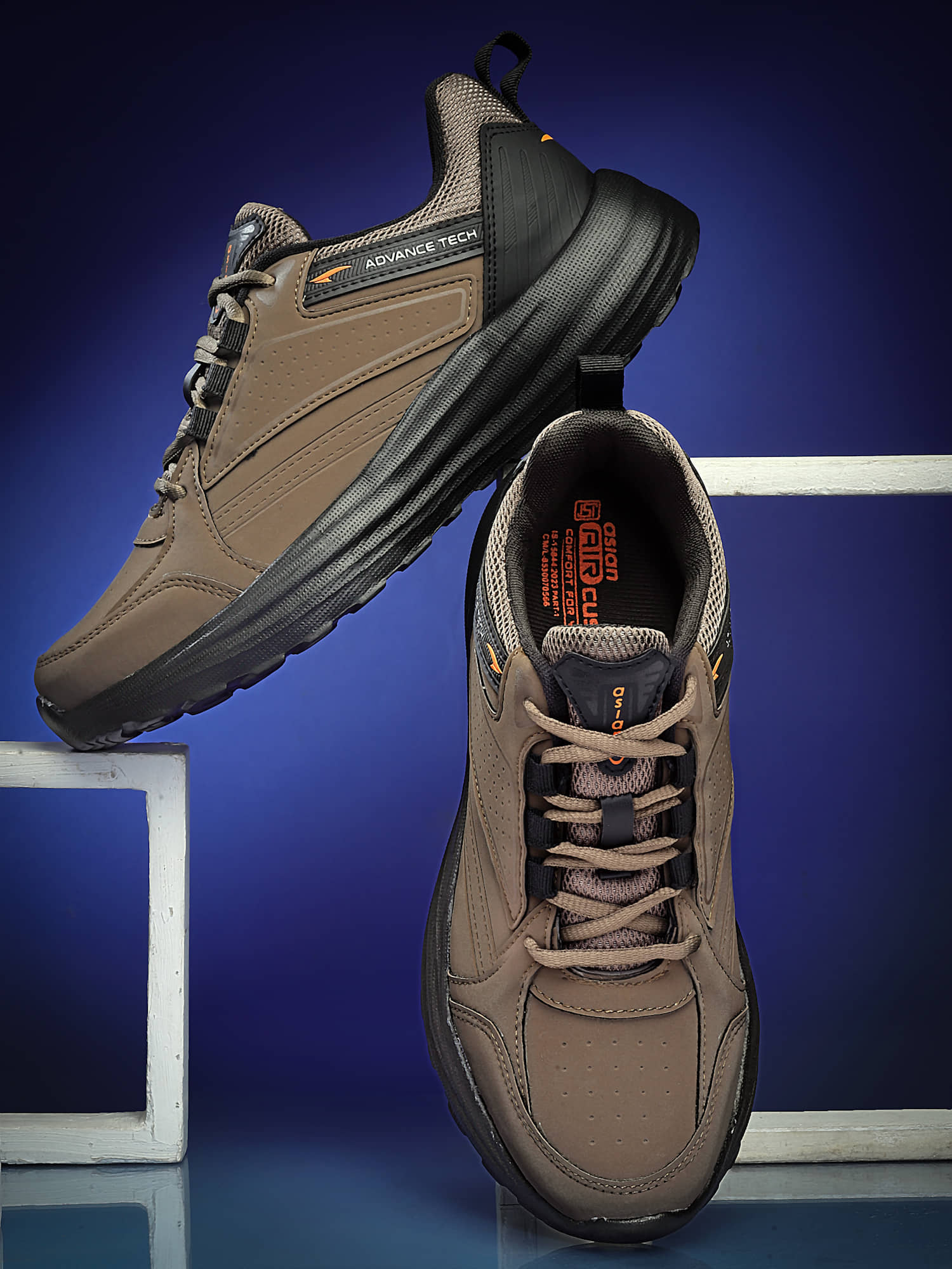 ASIAN ORBIT-07 Brown Men's Sports Running Shoes - Sports Shoes | Buy online on ZillyBuy
