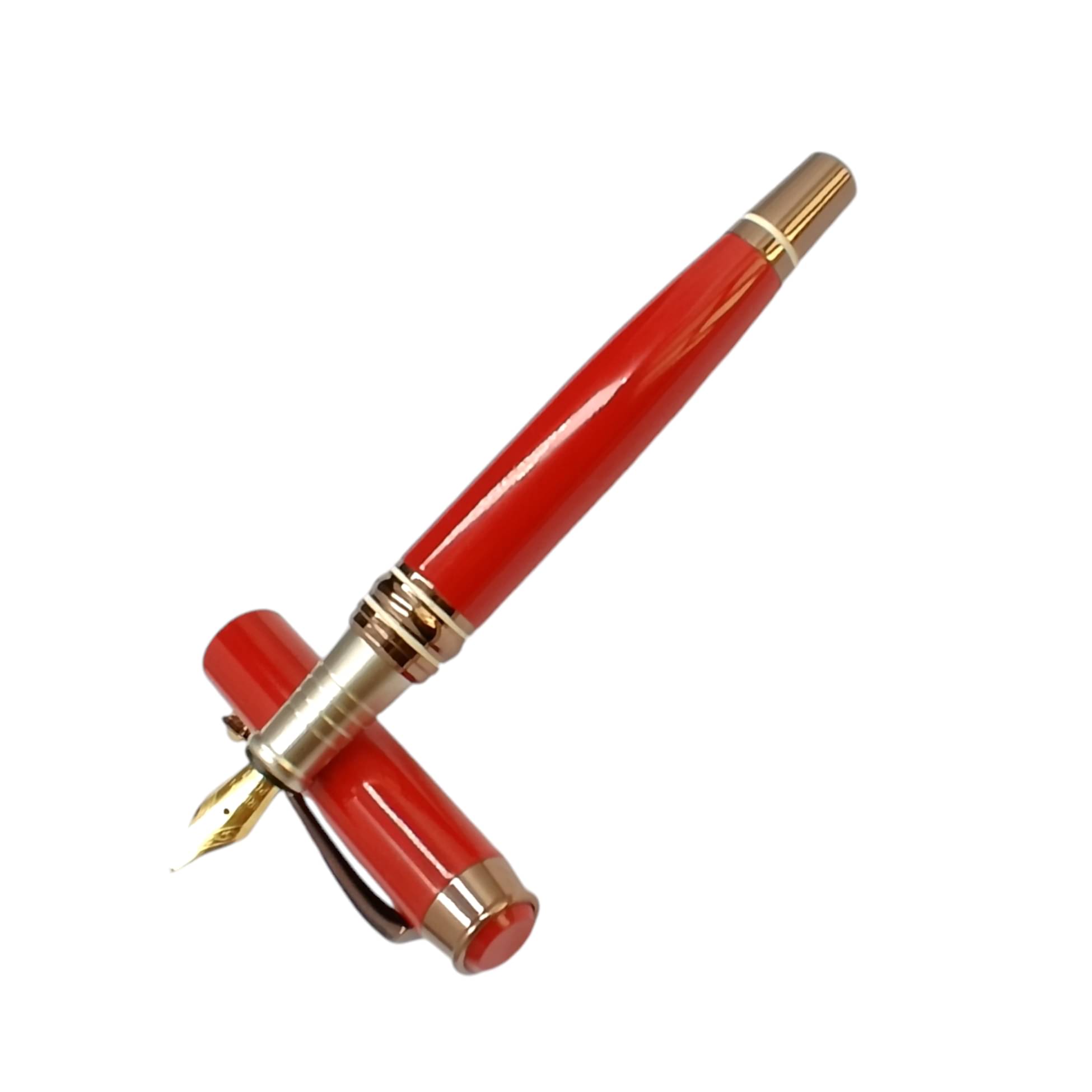 Auteur Red Fine Line Fountain Pen ( Pack of 1 ) Auteur Red Fine Line Fountain Pen ( Pack of 1 )